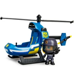 PINYPON Coleccionables Y Mini Mundos*- Mini helicóptero de policía Action