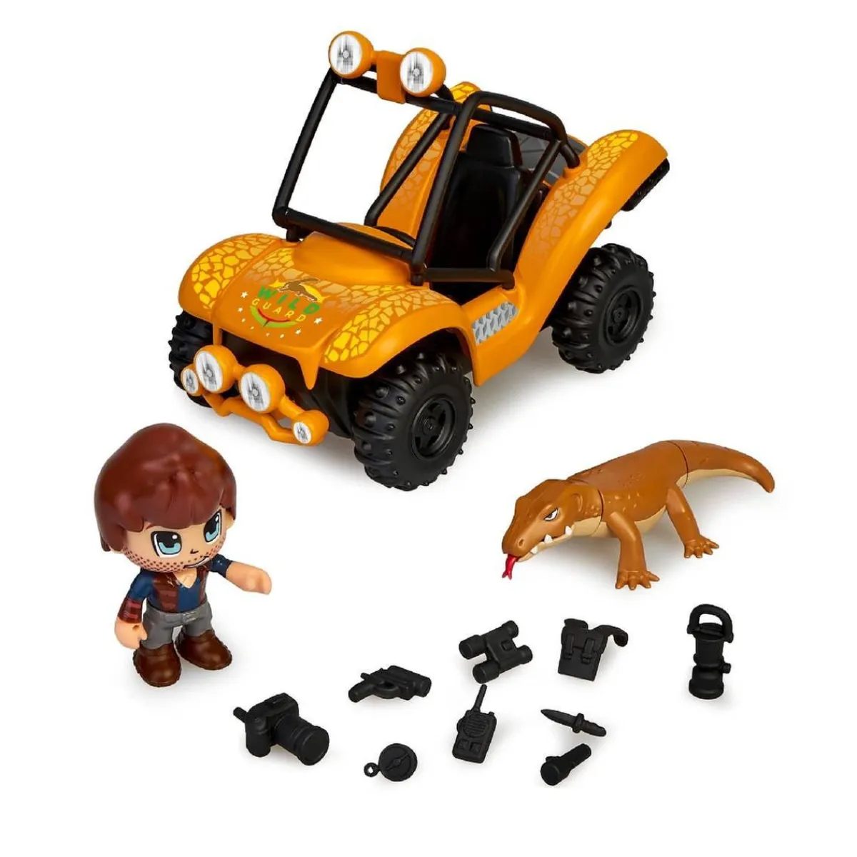 PINYPON Coleccionables Y Mini Mundos*- Pack buggy y lagarto Action