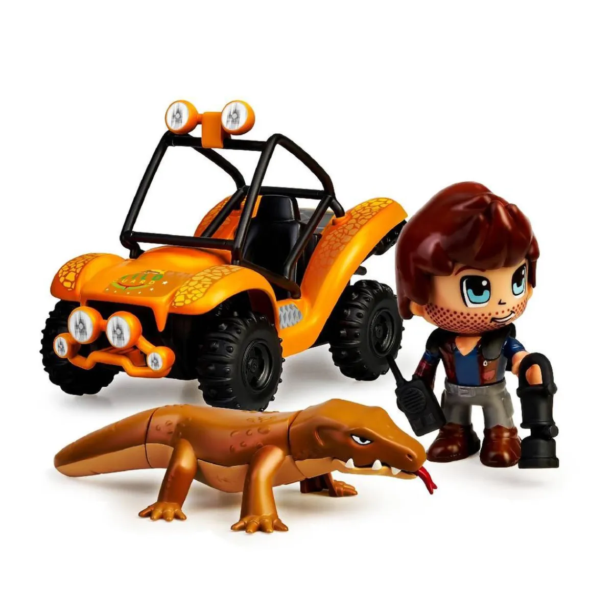 PINYPON Coleccionables Y Mini Mundos*- Pack buggy y lagarto Action
