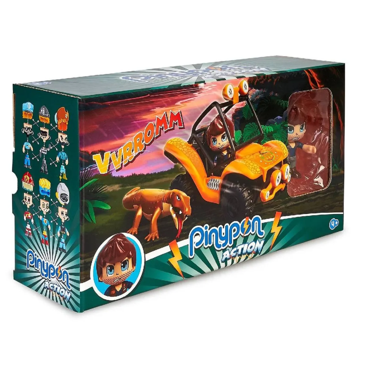 PINYPON Coleccionables Y Mini Mundos*- Pack buggy y lagarto Action