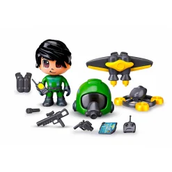 FAMOSA Coleccionables Y Mini Mundos*Pinypon - Set Jetpack