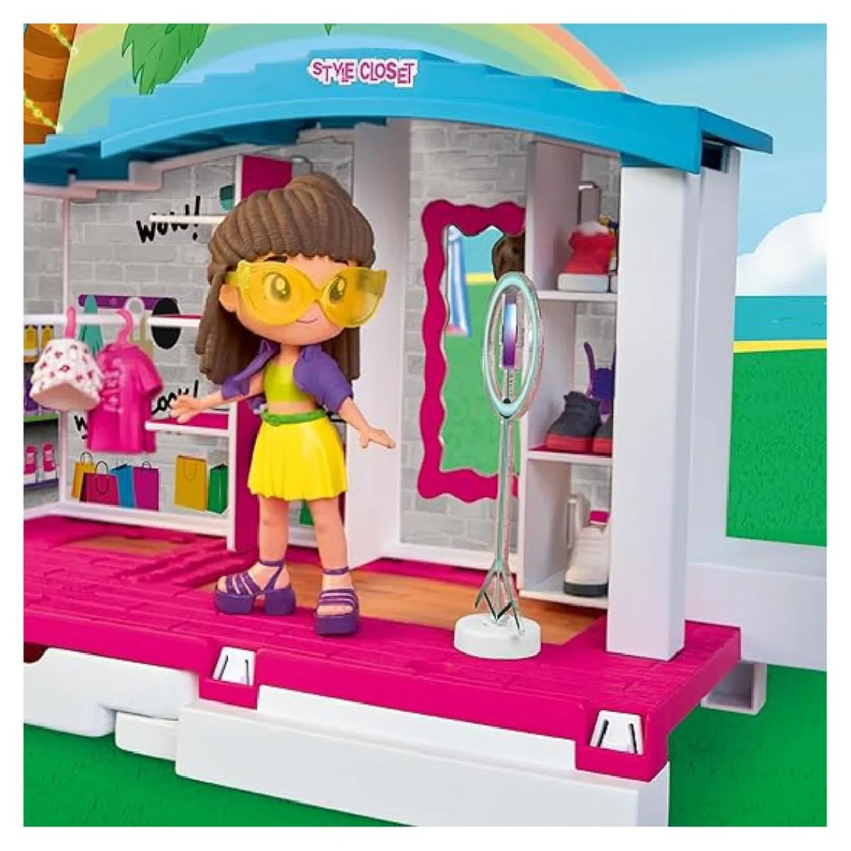 PINYPON Coleccionables Y Mini Mundos*Top - Style Closet Playset con figura y accesorios