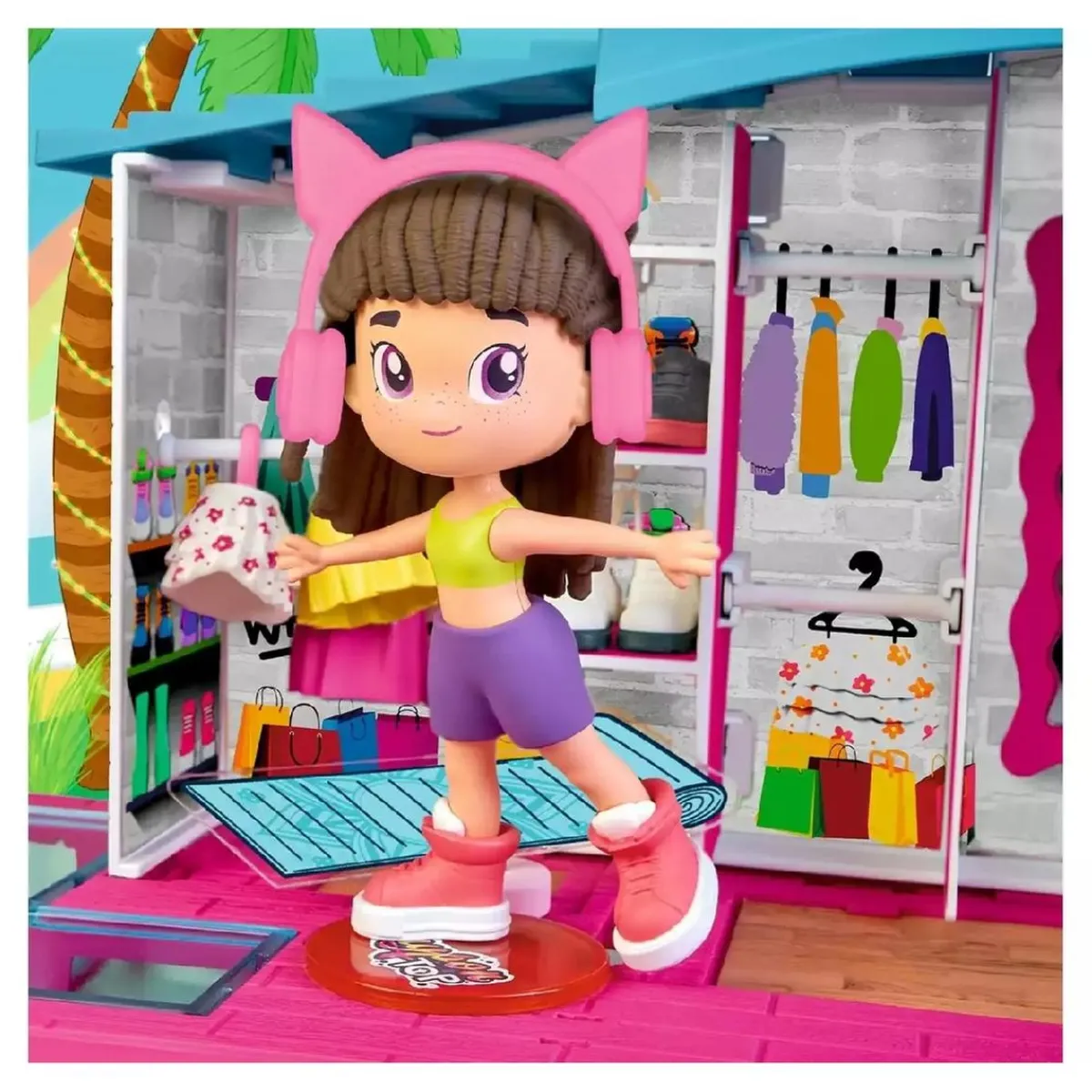 PINYPON Coleccionables Y Mini Mundos*Top - Style Closet Playset con figura y accesorios
