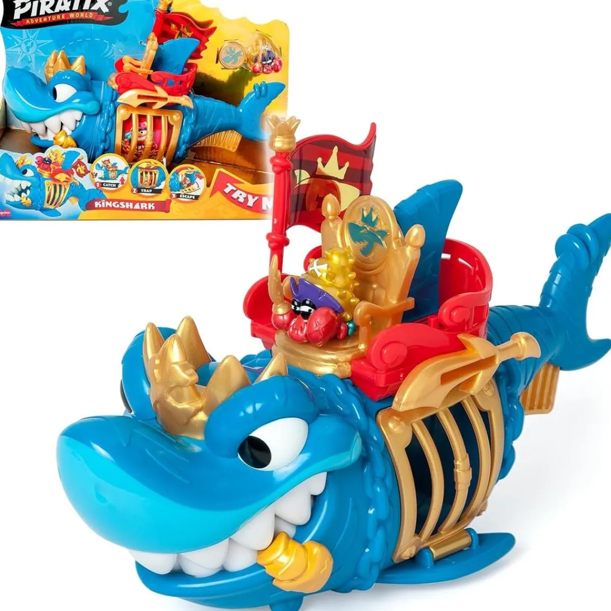 MARTOMAGIC SL-MAGIC BOX INT Figuras De Acción*Piratix - King Shark