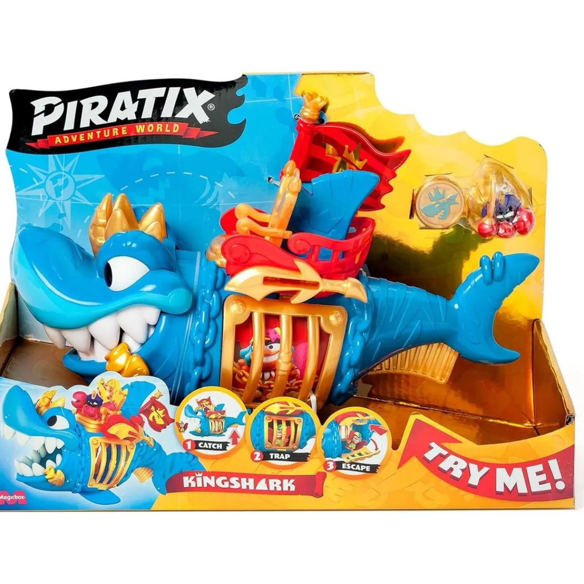 MARTOMAGIC SL-MAGIC BOX INT Figuras De Acción*Piratix - King Shark