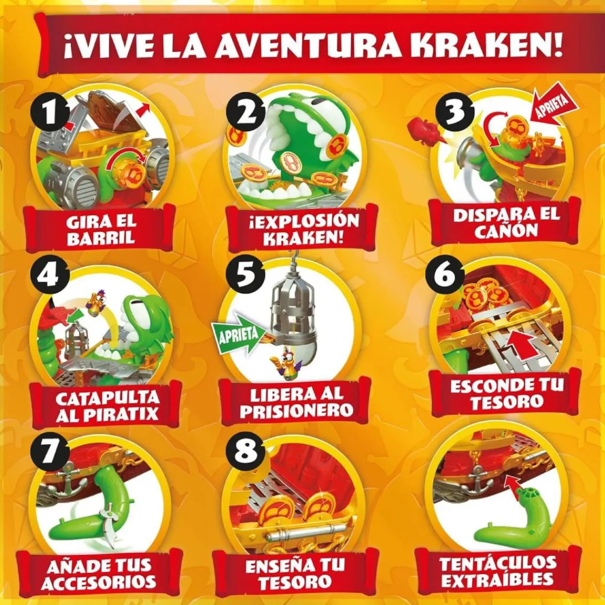 PIRATIX Figuras De Acción*- Kraken Ship