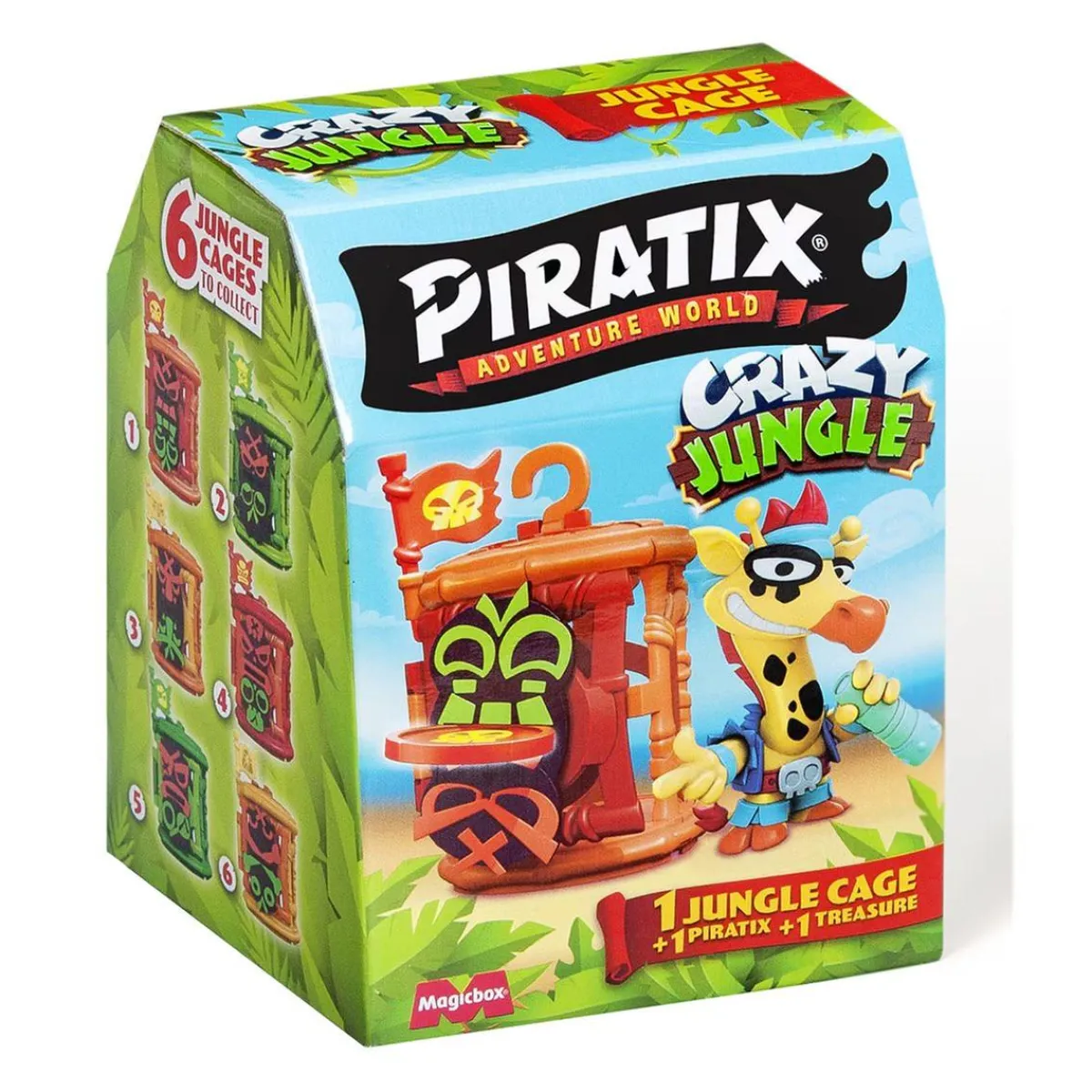 PIRATIX Figuras De Acción*Crazy Jungle - Jungle Cage (varios modelos)