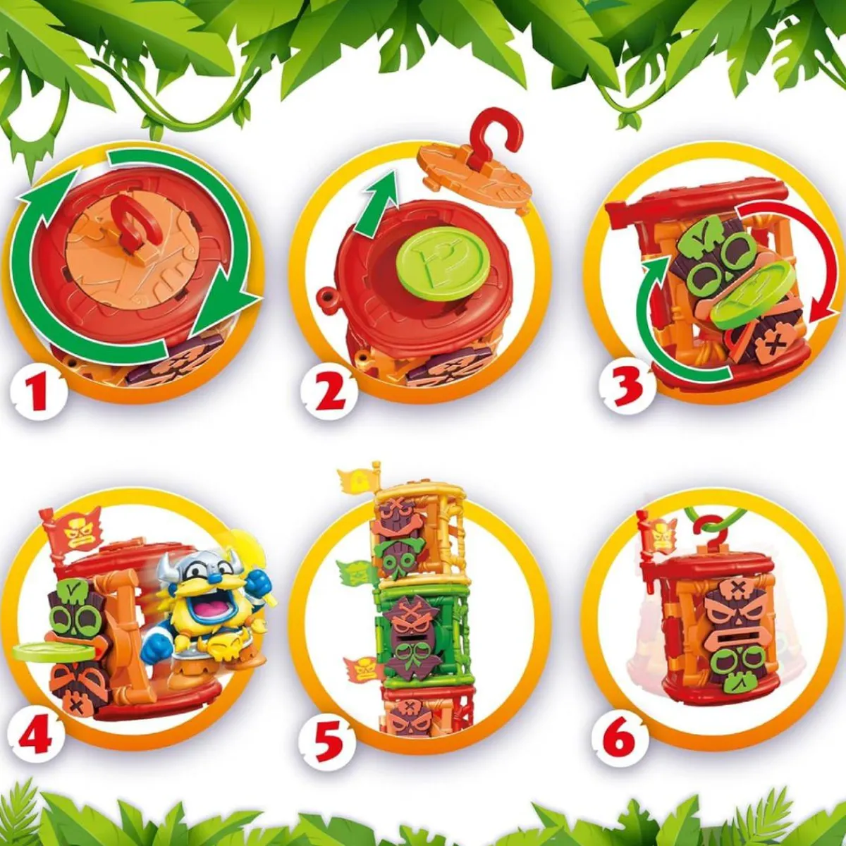 PIRATIX Figuras De Acción*Crazy Jungle - Jungle Cage (varios modelos)