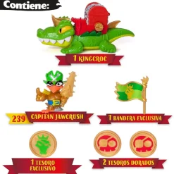 PIRATIX Figuras De Acción*Crazy Jungle - King Croc
