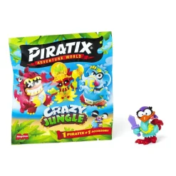 PIRATIX Figuras De Acción*Crazy Jungle - Sobre con figura sorpresa
