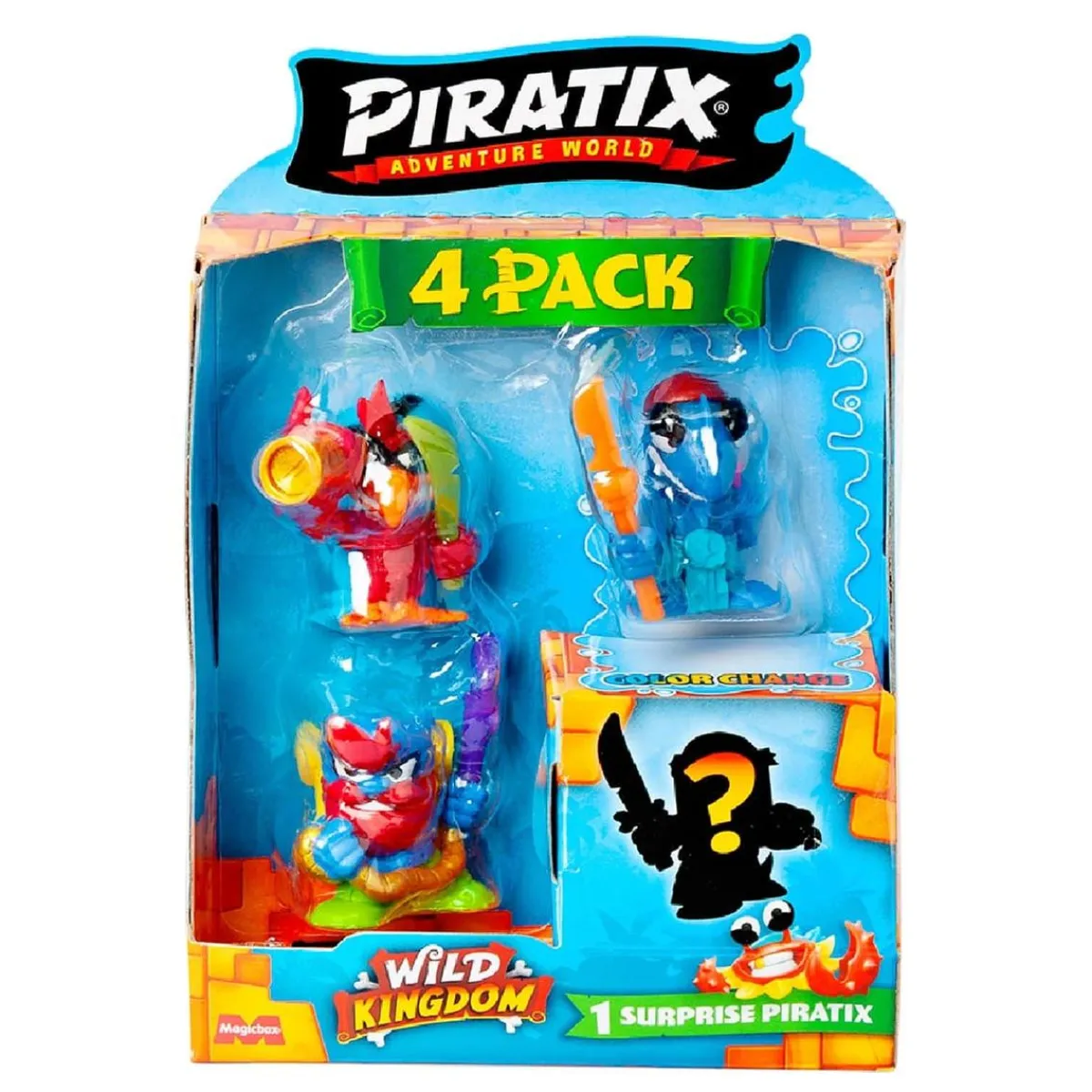 40 SETTIMANE Figuras De Acción*Piratix Wild Kingdom - Pack 4 figuras (Varios Modelos)