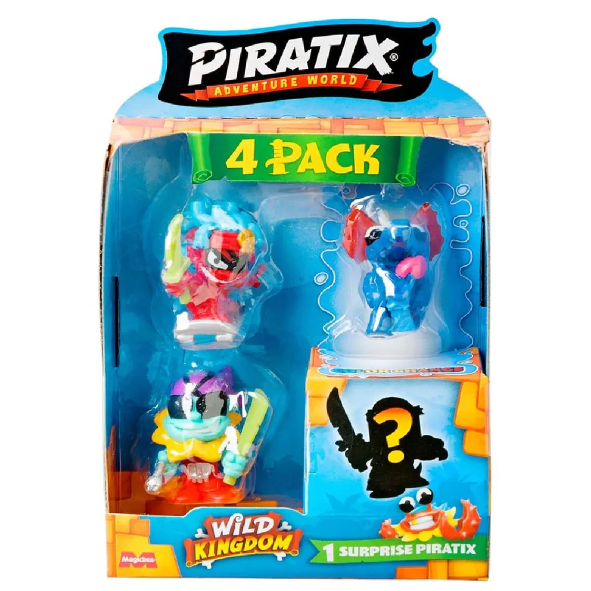 40 SETTIMANE Figuras De Acción*Piratix Wild Kingdom - Pack 4 figuras (Varios Modelos)