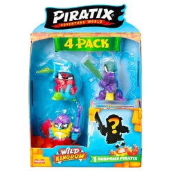 40 SETTIMANE Figuras De Acción*Piratix Wild Kingdom - Pack 4 figuras (Varios Modelos)