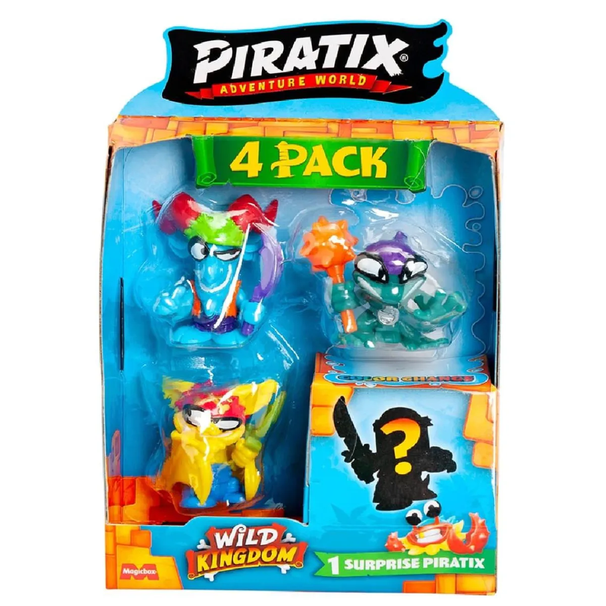 40 SETTIMANE Figuras De Acción*Piratix Wild Kingdom - Pack 4 figuras (Varios Modelos)