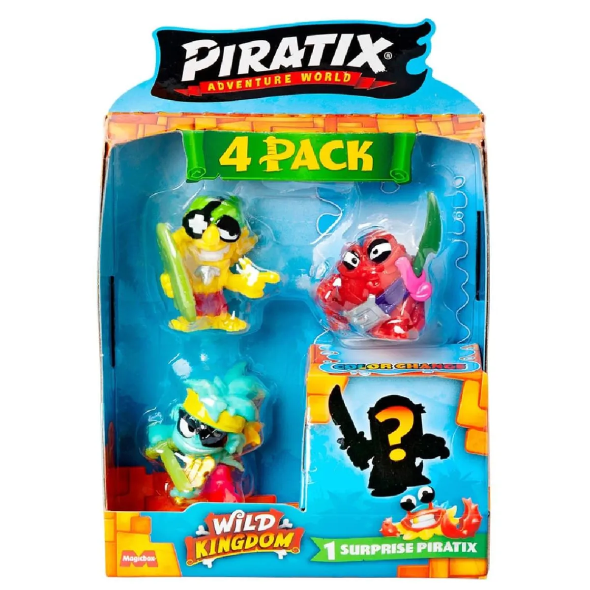 40 SETTIMANE Figuras De Acción*Piratix Wild Kingdom - Pack 4 figuras (Varios Modelos)