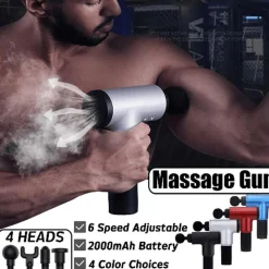 KLACK EUROPE Figuras De Acción*Pistola de masaje Negra