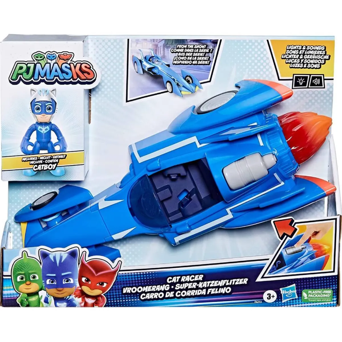 HASBRO IBERIA Coleccionables Y Mini Mundos*PJ Masks - Super Gatauto