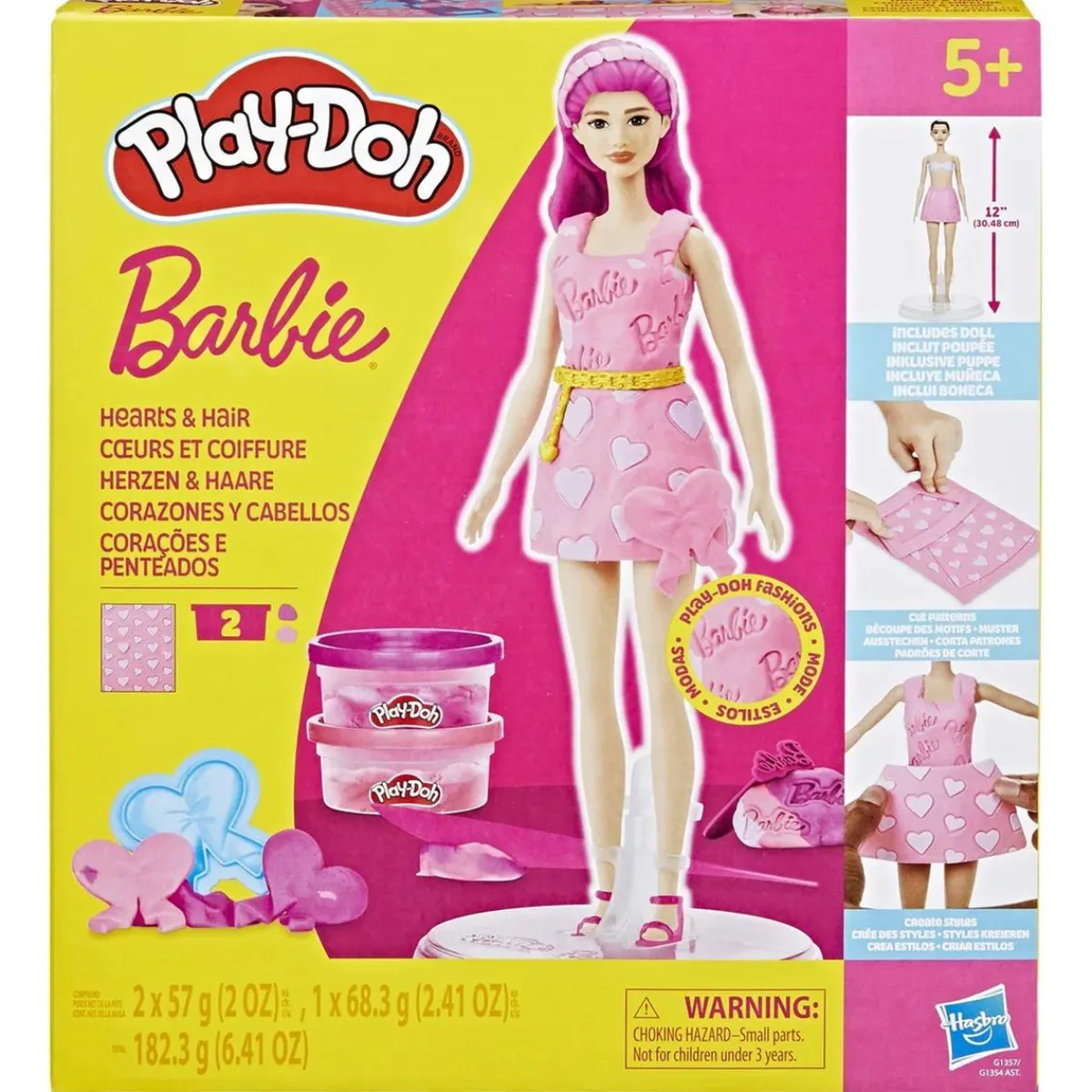 PLAY-DOH Steam|Arte Y Manualidades*- Diseña tu Muñeca Barbie (Varios Modelos)