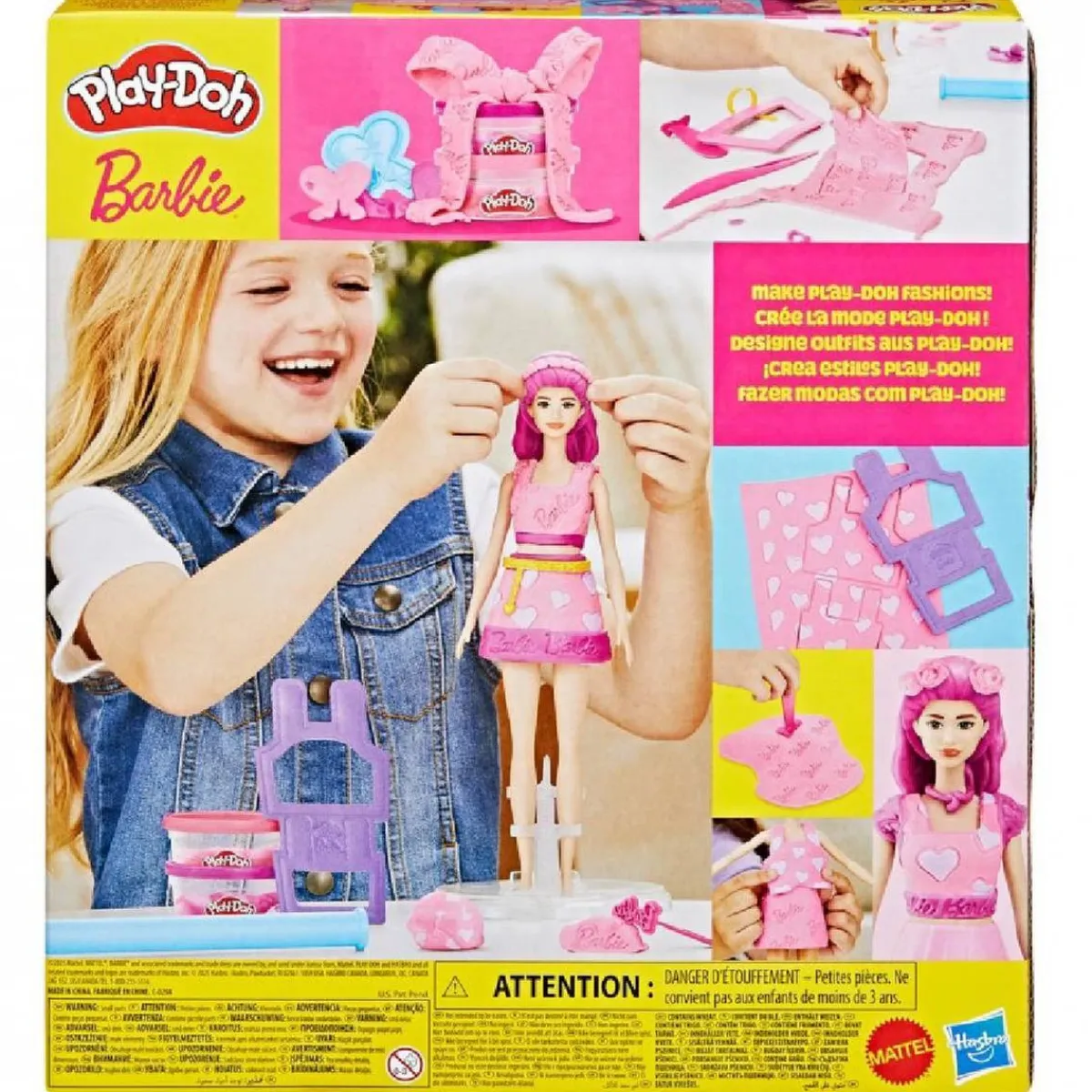 PLAY-DOH Steam|Arte Y Manualidades*- Diseña tu Muñeca Barbie (Varios Modelos)