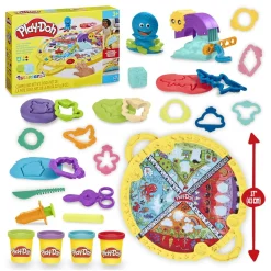 HASBRO IBERIA Steam|Arte Y Manualidades*Play-Doh - Kit de manualidades portátil Starters