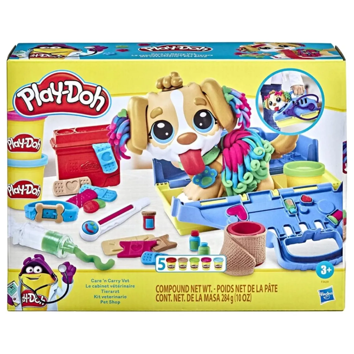 HASBRO IBERIA Steam|Arte Y Manualidades*Play-Doh - Kit veterinario