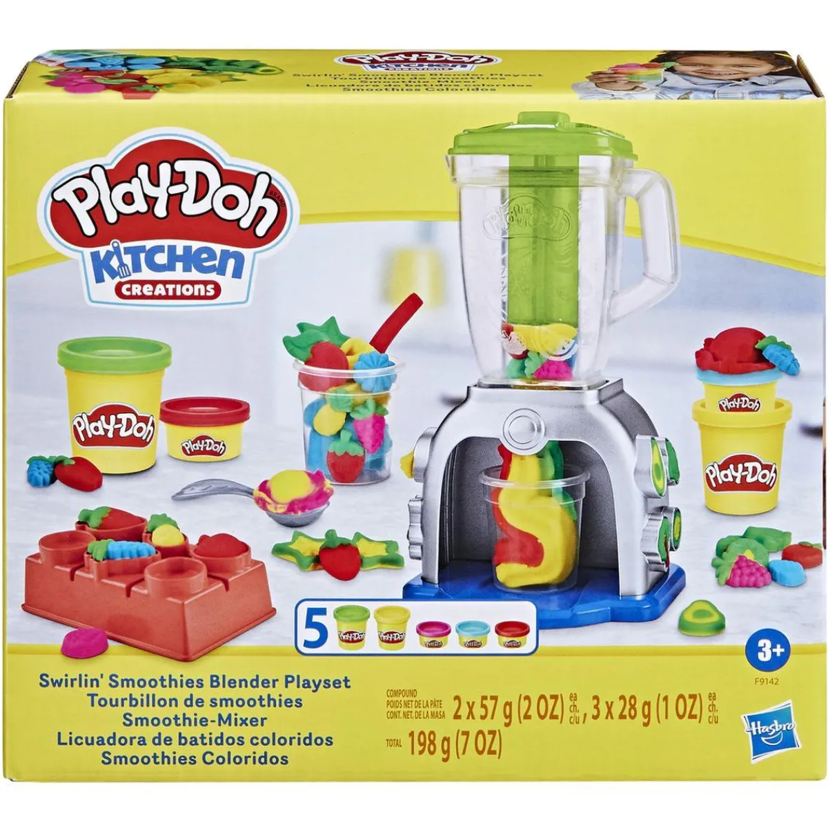 HASBRO IBERIA Steam|Arte Y Manualidades*Play-Doh - Set de Licuadora para Smoothies Creativos ㅤ