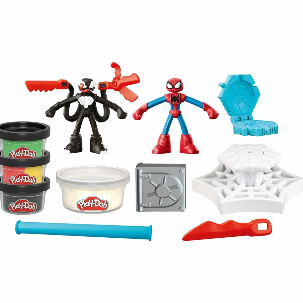 HASBRO IBERIA Steam|Arte Y Manualidades*Play-Doh - Spider-man Lanza y atrapa