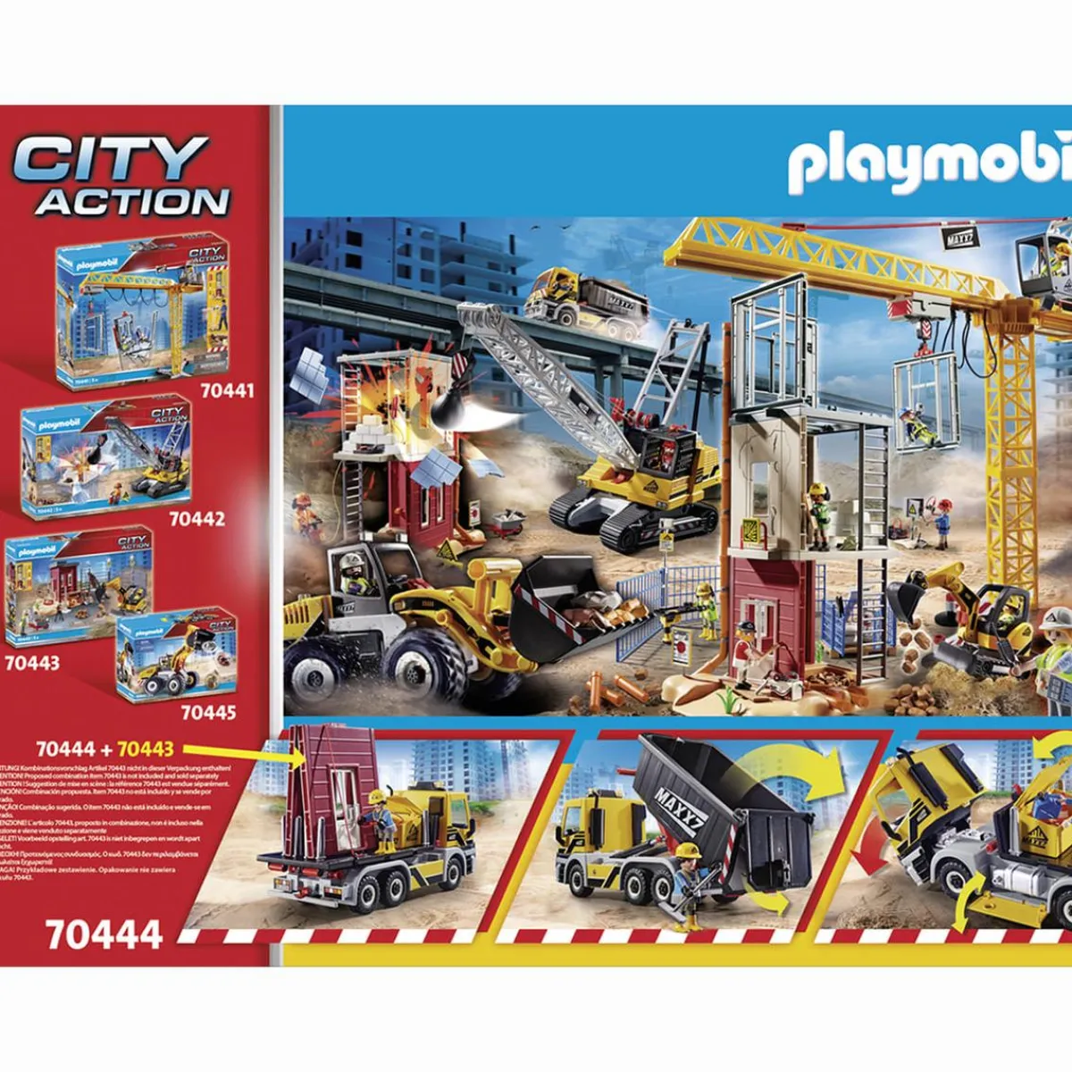 PLAYMOBIL Juguetes De Construcción*- Camión Construcción 70444