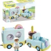 PLAYMOBIL Juguetes De Construcción*- Camión de donut con función de apilado y clasificación ㅤ