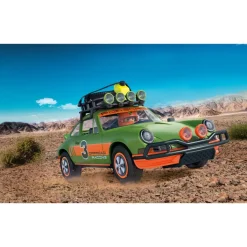 PLAYMOBIL Juguetes De Construcción*- Carrera Porsche 911 Offroad con Funciones y Accesorios ㅤ