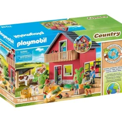 PLAYMOBIL Juguetes De Construcción*- Casa de campo y animales de granja Country ㅤ
