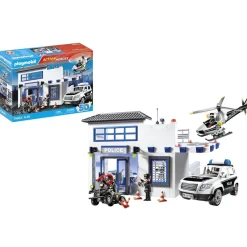 PLAYMOBIL Juguetes De Construcción*- Comisaría policías set
