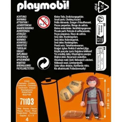 PLAYMOBIL Juguetes De Construcción*- Juego creativo Naruto Shippuden tipo Gaara con 4 piezas y accesorios ㅤ