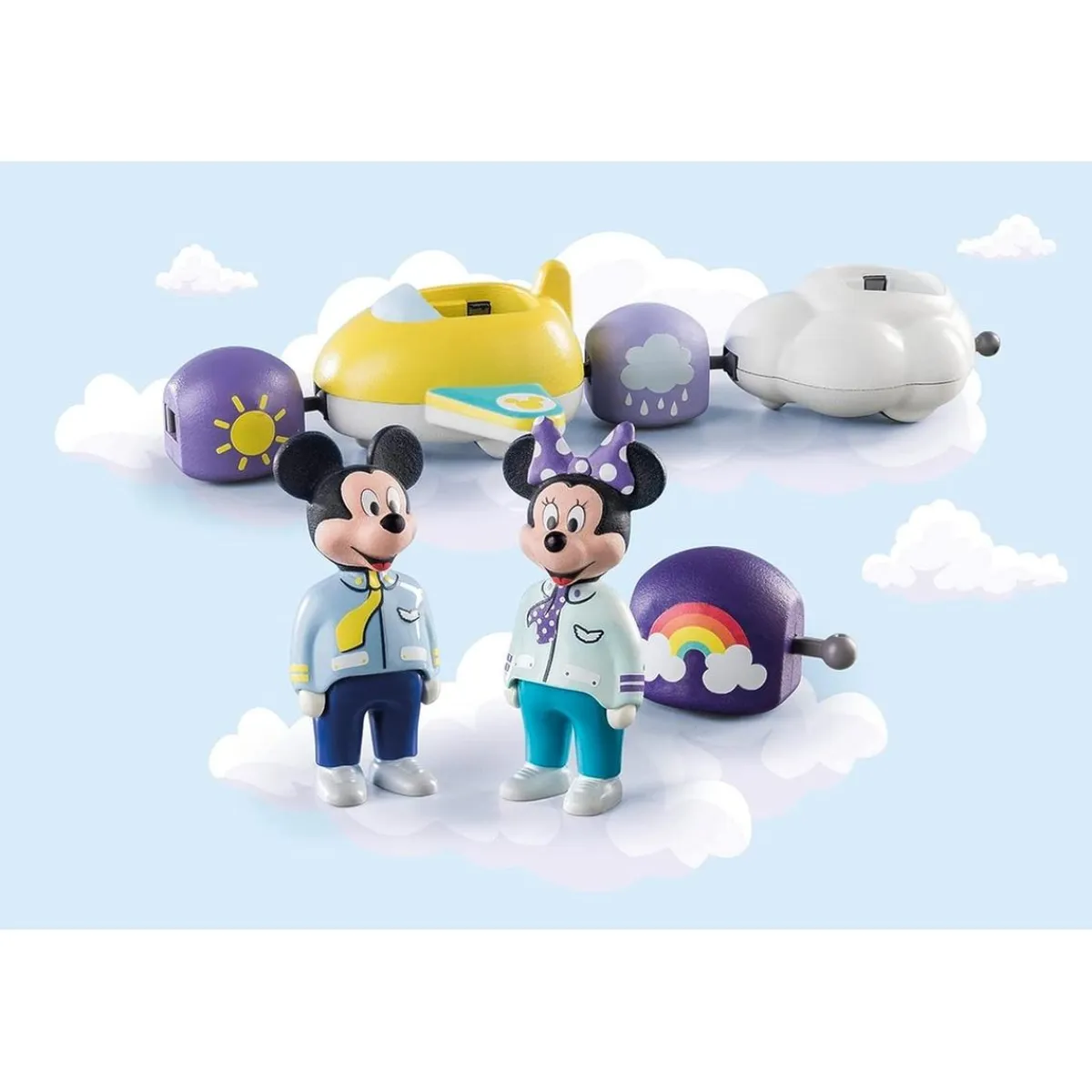 PLAYMOBIL Juguetes De Construcción*- Tren Nube inspirado en Mickey y Minnie ㅤ