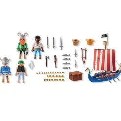 PLAYMOBIL Juguetes De Construcción*Astérix - Barco Pirata