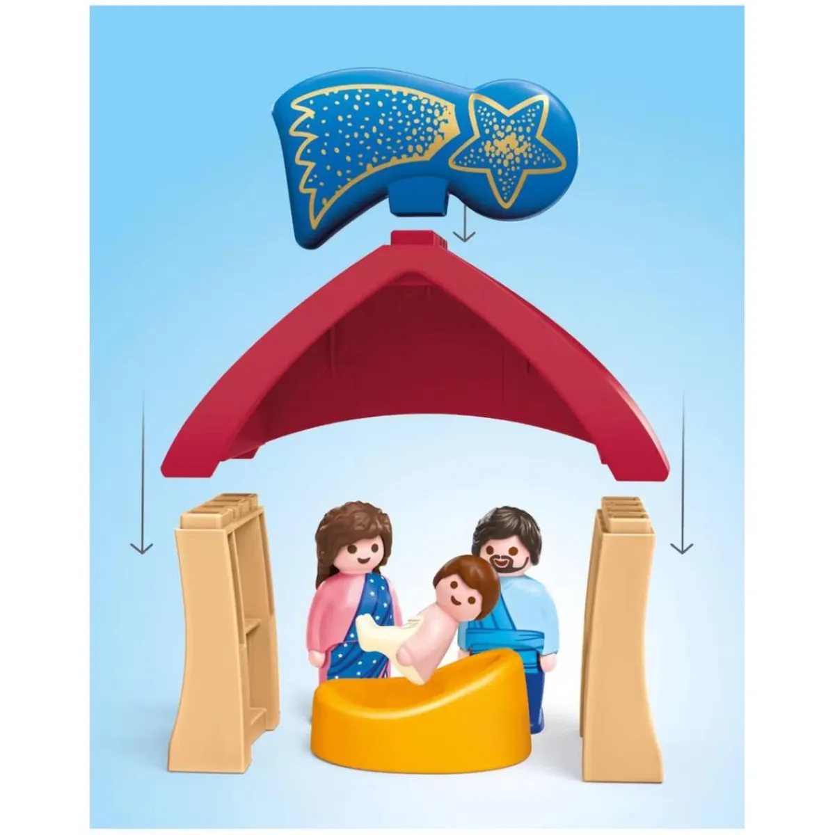 PLAYMOBIL Juguetes De Construcción*Junior - Portal de Belén