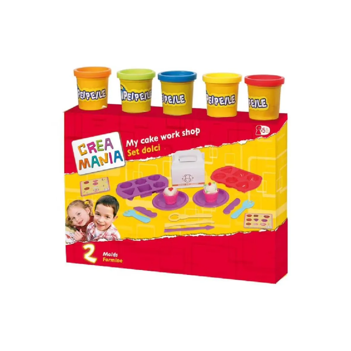 CREAMANIA UNISEX Steam|Arte Y Manualidades*Playset mi pastelería de plastilina