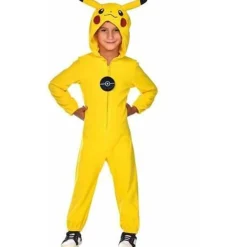 POKEMON Disfraces|Halloween*- Disfraz infantil de Pikachu 6-8 años