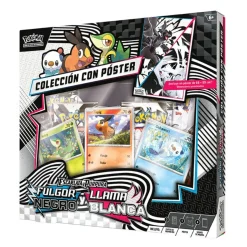 BANDAI Juegos Y Puzzles|Friki Zone*Pokémon - Caja Colección con Póster - Fulgor Negro y Llama Blanca (Español)