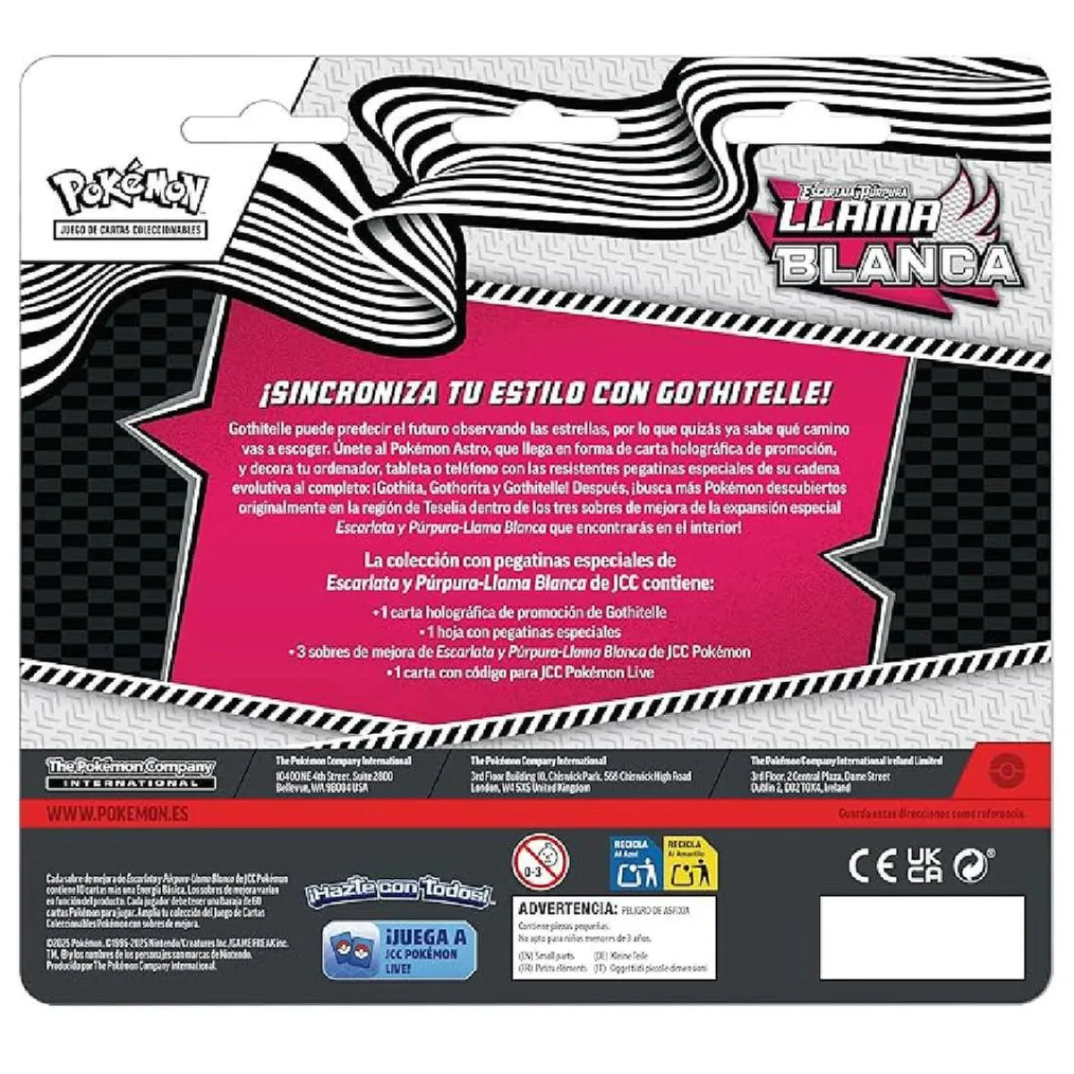 BANDAI Juegos Y Puzzles|Friki Zone*Pokémon - Colección pegatinas especiales - Llama Blanca (español)