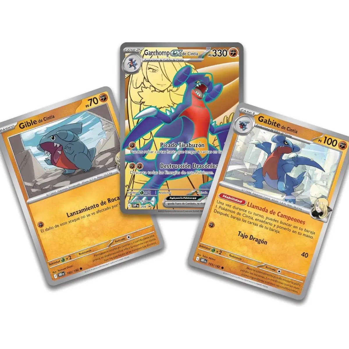 POKEMON Juegos Y Puzzles|Friki Zone*Pokémon - Colección Premium - Garchomp ex de Cintia (español)