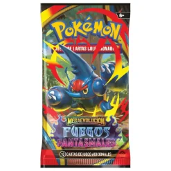 BANDAI Friki Zone|Juegos Y Puzzles*Pokémon - Megaevolución Fuegos Fantasmales - Sobre cartas coleccionables en español (Varios modelos)