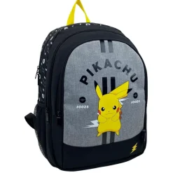 POKEMON Material Escolar*Pokémon - Mochila 2 compartimentos Pikachu