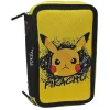POKEMON Material Escolar*Pokémon - Plumier 3 cremalleras - Skate Face