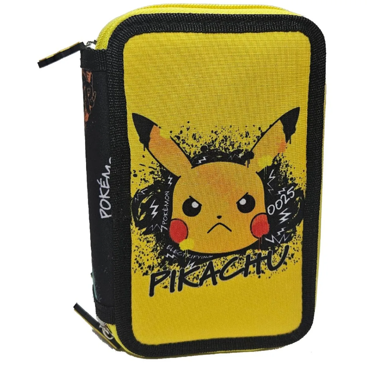 POKEMON Material Escolar*Pokémon - Plumier 3 cremalleras - Skate Face