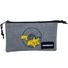 POKEMON Material Escolar*Pokémon - Portatodo triple Pikachu