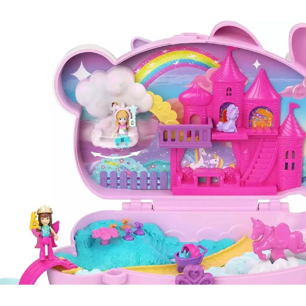 MATTEL Coleccionables Y Mini Mundos*Polly Pocket - Cofre Bolso Conejito