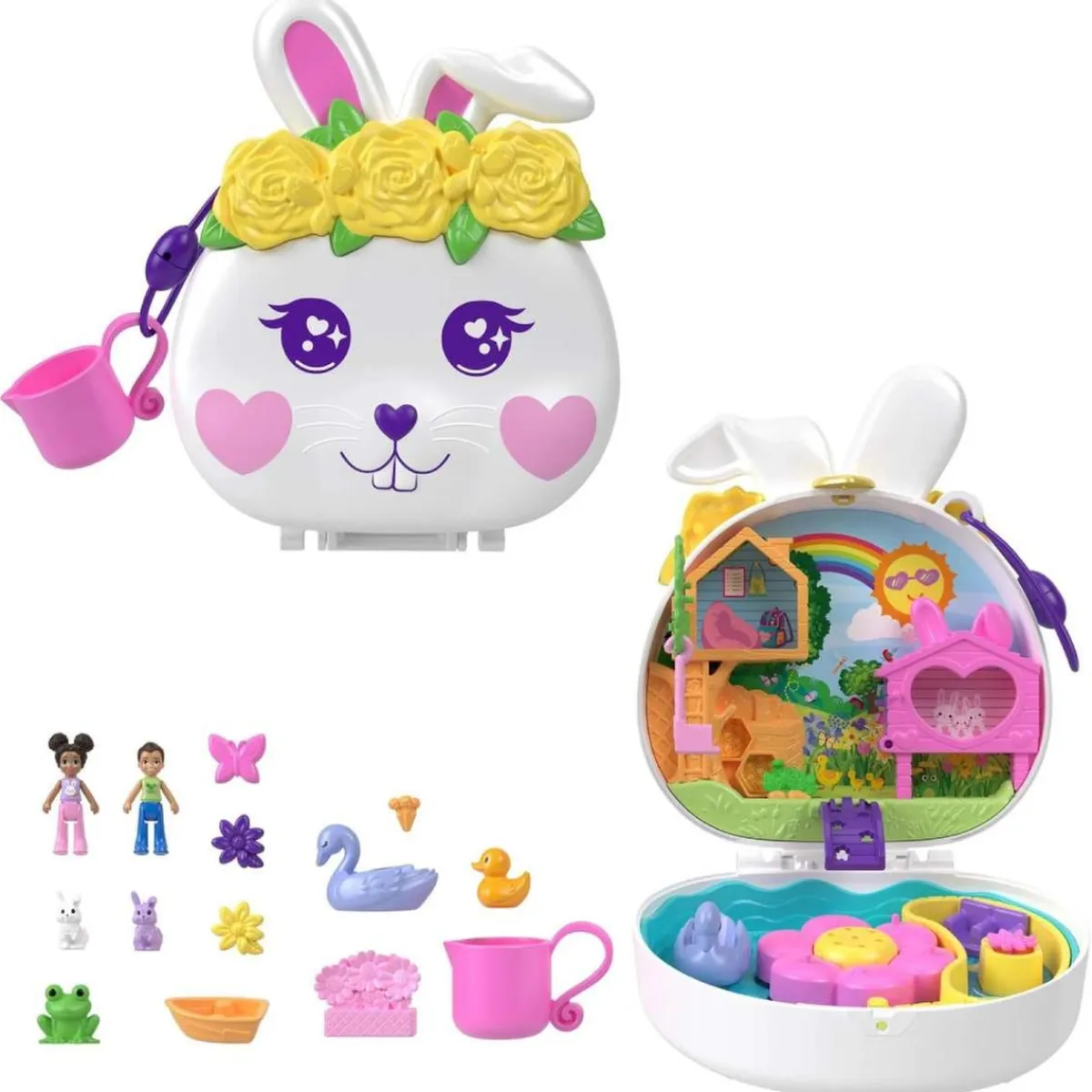 MATTEL Coleccionables Y Mini Mundos*Polly Pocket - Playset con 2 muñecas y accesorios (varios modelos)