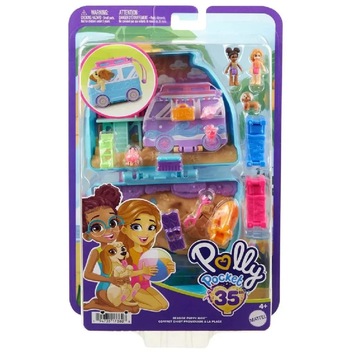 MATTEL Coleccionables Y Mini Mundos*Polly Pocket - Playset con 2 muñecas y accesorios (varios modelos)