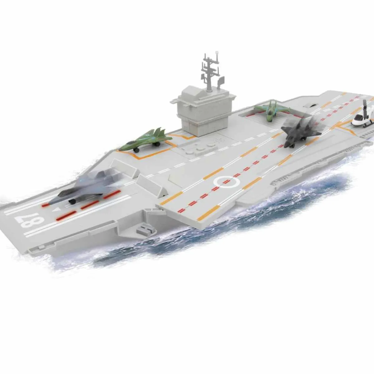 INVINCIBLE HEROS Figuras De Acción*Portaviones Militar interactivo